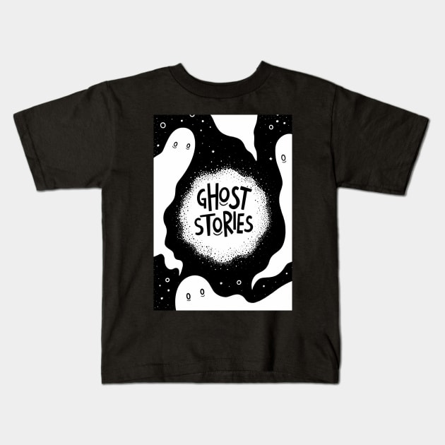 Ghost Stories Kids T-Shirt by This Is Sian Ellis